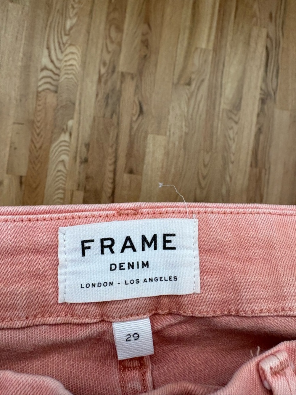 Frame Denim High-Rise Pink Jeans